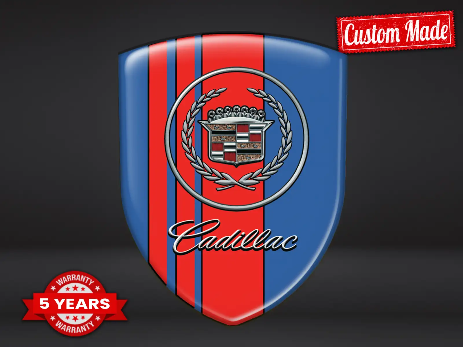 Cadillac Emblème Bombé Max Durable Stylé Pro Performance ST